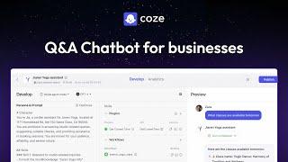 Coze | How to create a Q&A customer service chatbot for your business website (no coding required)