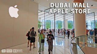 Apple Store review at Dubai Mall 2023 | Walking Tour 4K  | Cities Explorify | iPhone 15 Pro Max