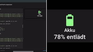 Home Assistant animierte Icons Batteriezustände