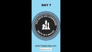 Daily Chess Puzzle Destination | Day 7 | #shorts #shortvideo #chess #chesspuzzles #like