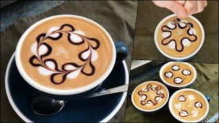 How to make hearts in coffee at home