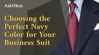 Choosing the Perfect Navy Color for Your Business Suit