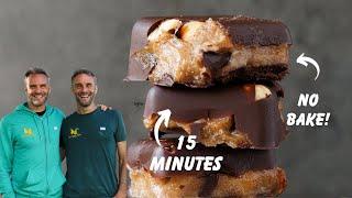 Healthier Hazelnut Caramel Bites (No-Bake, 5 Ingredients, 15 minutes!