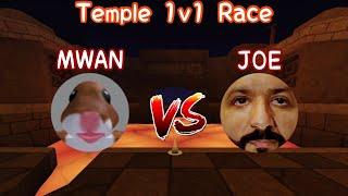 Temple 0 Friction 1v1 Race vs Mwan • Roblox Super Golf