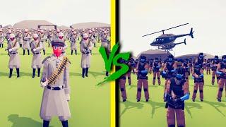 MODERN ARMY vs WW2 ARMY - Totally Accurate Battle Simulator TABS