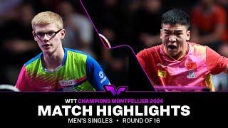 Felix Lebrun vs Xiang Peng | MS R16 | WTT Champions Montpellier 2024