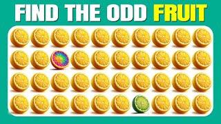 Find the ODD One Out - Fruit Summer Edition| Easy, Medium, Hard - 40 Ultimate Levels