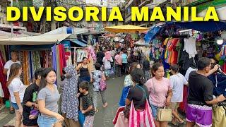 Divisoria Market Manila - Street Market Scenes this Christmas 2024 | Walking Tour Philippines