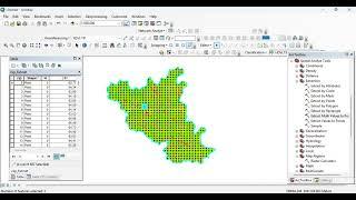 Fishnet creation in remote sensing