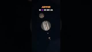 Jupiter vs Saturn 🪐  #shorts #space #astronomy #solar system