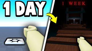 Creating A Roblox Horror Game In 1 Week! | Devlog #1