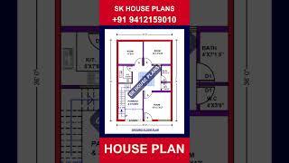 New 100 Gaj Home Design With Parking / 900 Sqft by SK House Plans {Serial Number 1785}