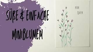 Easy Mimiblumen mit Aquarell - für Einsteiger