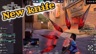 Valorant new Knife skin in Game Animation