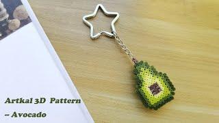 ARTKAL Pattern: How to Make the Avocado with Fuse Beads