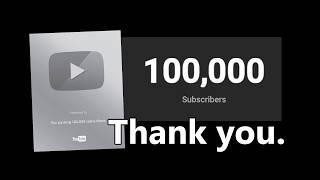 thank you for 100k subscribers.