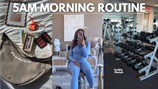 5AM MORNING ROUTINE: EASY AB WORKOUT + NEW HAIR COLOR + PRACTICE GRATITUDE