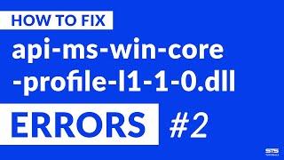 api-ms-win-core-profile-l1-1-0.dll Missing Error on Windows | 2020 | Fix #2