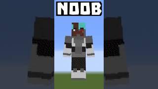 NOOB VS PRO Minecraft Pixel artCyborg