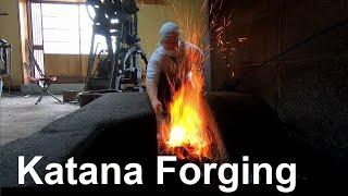 See how a Japanese Swordsmith forges a Katana