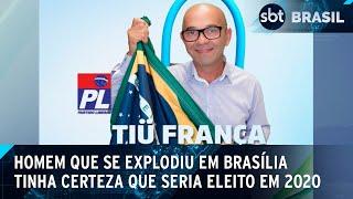 Autor de atentado dizia seria eleito em 2020 por ser bolsonarista | SBT Brasil (15/11/24)