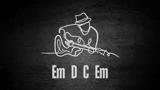 Inspiring Songwriting Backing Track Em, D, C Chord Progression | Songwriters Ballad Creative Idea