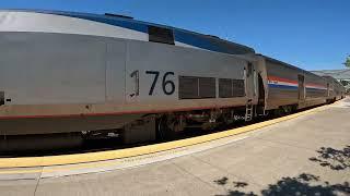 Amtrak train #732 & #5 California Zephyr in Martinez Ca 6/30/24