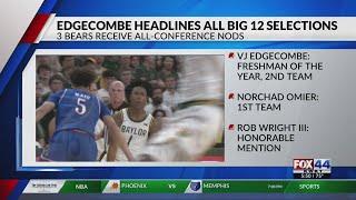 V.J. Edgecombe headlines Baylor's three All-Big 12 selections