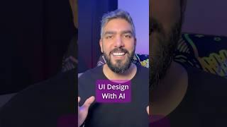 UI Design With AI #aitools #uidesign #uxui