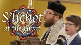 Live Selichot With Rabbi Chazan Menachem Feldman & The Great Synagogue Choir