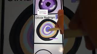 Drawing an eye for Olivia Rodrigo also not her real eye color #subscribe #eyeseries #procreate