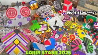 Lohri stash 2025  *Worth ₹1,00,000/- ? PAKISTANI 6 TAWA  , 3 TAWA , MANJHA | KITE VLOG