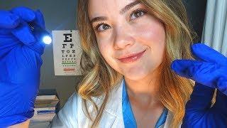 ASMR CRANIAL NERVE EXAM DOCTOR ROLE PLAY! Soft Spoken, Crinkle Glove Sounds, Writing