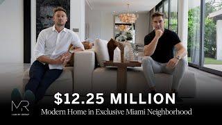 Tour This Luxurious $12,250,000 Estate in a Gated Community in Miami