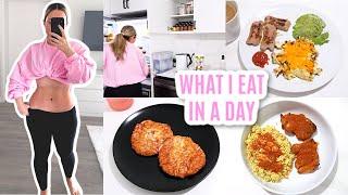 WHAT I EAT IN A DAY TO LOSE WEIGHT! - How To Stay Motivated At Home!