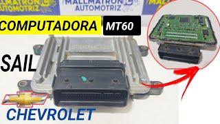 COMPUTADORA DE CHEVROLET SAIL ECU MT60 DELPHI /24103073 ZACB COMPONENTES INTERNOS DE ECU SAIL PCM