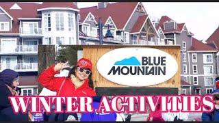 BLUE MOUNTAIN ACTIVITIES DURING WINTER / NORMA MANTE