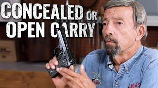 Massad Ayoob - Concealed Carry or Open Carry - Critical Mas Episode 19