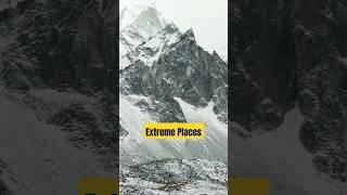 Most Extreme Places on Earth #curiosity #curious