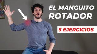 Dolor de HOMBRO: 5 ejercicios para el manguito rotador