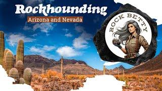 Rockhounding in Nevada and Arizona, and cutting open our finds!