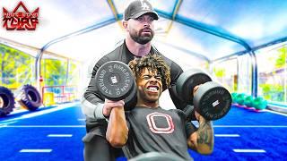 Bunchie Young Insane Workout With Bradley Martyn!