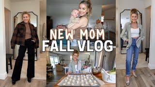 Preparing For Fall As A New Mom | Postpartum Clothing Haul, Baking & Fall Decor!