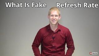 Fake Refresh Rate Explained, Simulated, TruMotion, Motion Rate, MotionFlow, Clear Action, AquoMotion