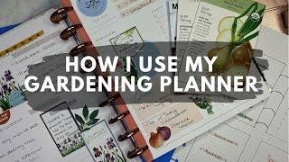 How I Use My Gardening Happy Planner