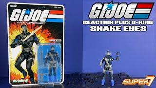 SUPER 7 Reaction Plus O-RING  G.I. Joe SNAKE EYES Review