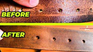 How To Restore A Leather Belt | English