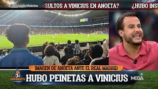  Peinetas a Vinicius en el partido ante la Real Sociedad.