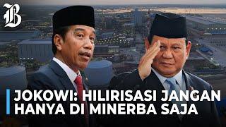 Jokowi Bilang Prabowo Siap Lanjutkan Hilirisasi di Sektor Pertanian hingga Kelautan