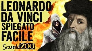 Noccioline #34 - LEONARDO DA VINCI Spiegato FACILE #ScuolaZoo